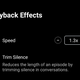Variable playback speeds in Pocket Casts.
